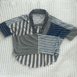 Super cute XL patchwork oversized shirt from We the Free